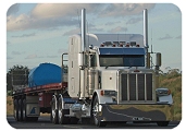 hiebtrans logistics LLC truck flat deck